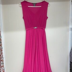 Kate & Mallory High-Low Dress Fuchsia Color Sz S